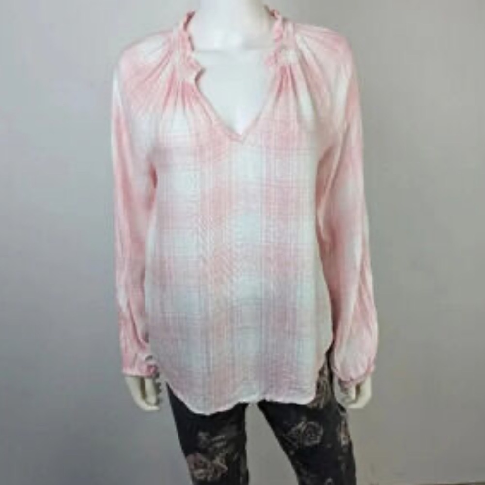 Pink Plaid Women's Top